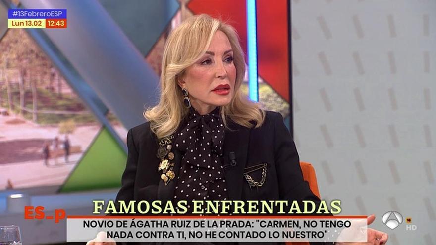 Carmen Lomana estalla contra &#039;Espejo Público&#039; ante lo ocurrido: &quot;¡Que yo no tengo ninguna guerra!&quot;