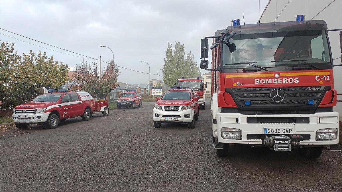 Bomberos de la DPT desplazados a Catarroja esta semana, una de las zonas devastadas por la DANA