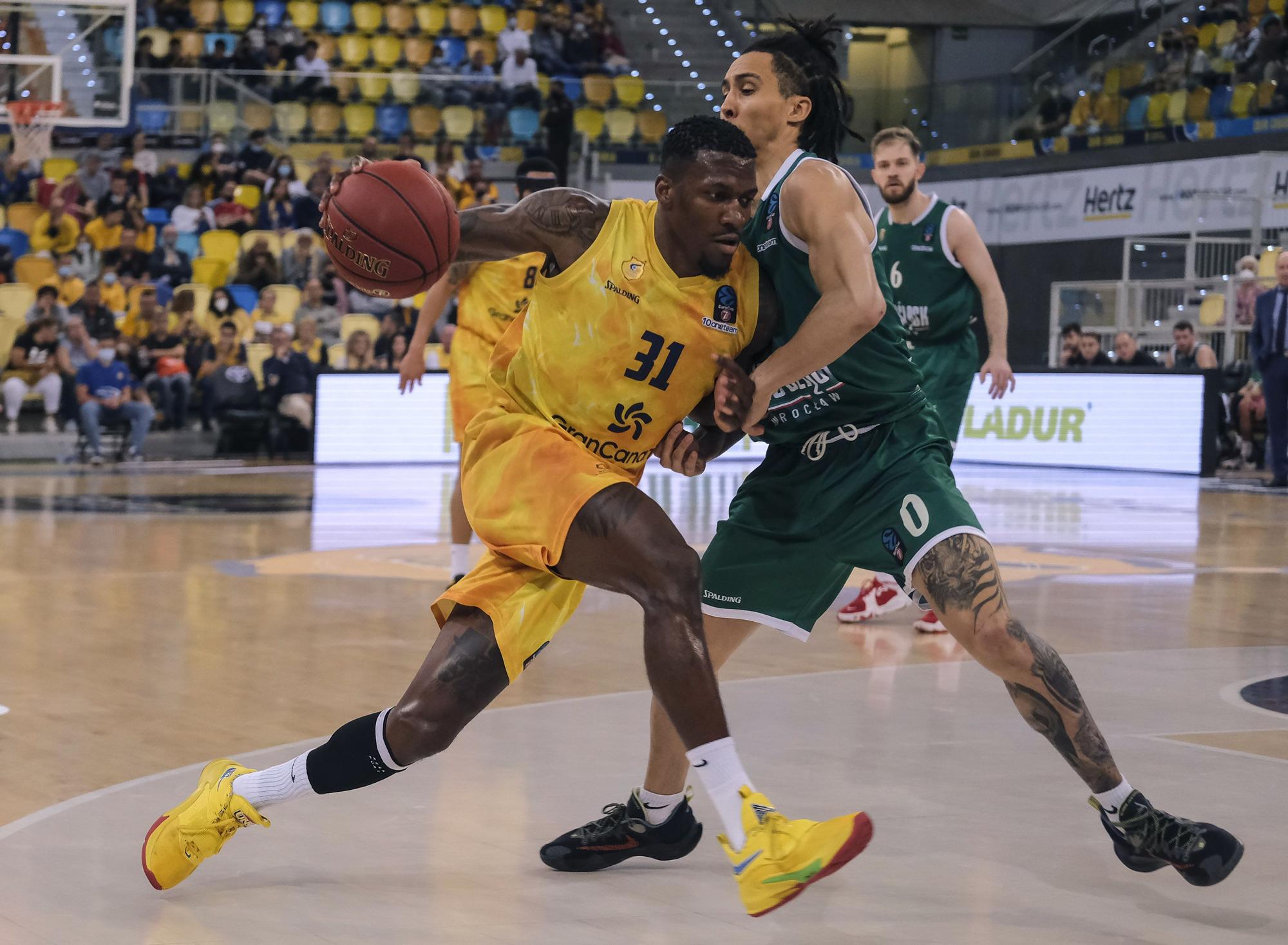 Partido de Eurocup: CB Gran Canaria – Slask Wroclaw