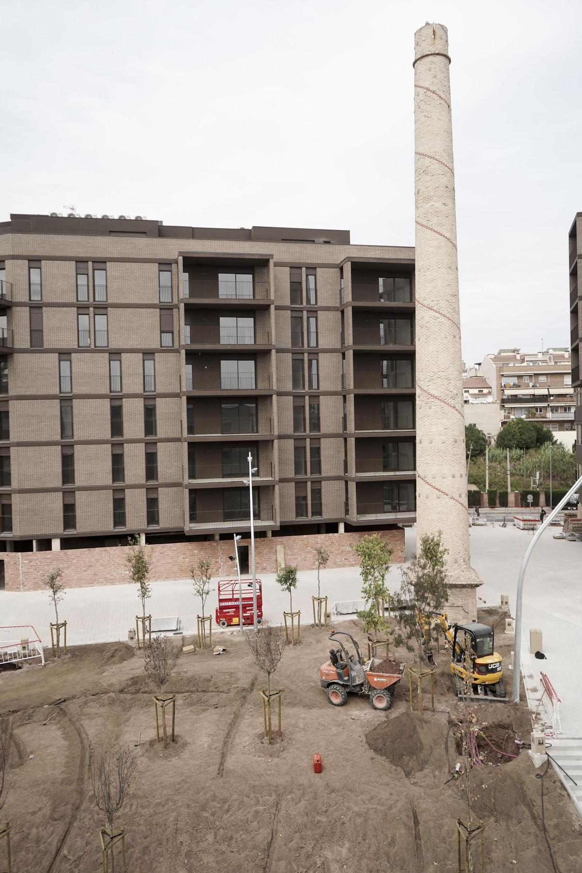 La nova promoció amb la xemeneia que s'ha conservat