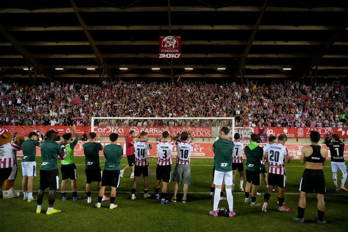 GALERÍA | Las imágenes del primer asalto de la eliminatoria entre el Zamora CF y el Sabadell
