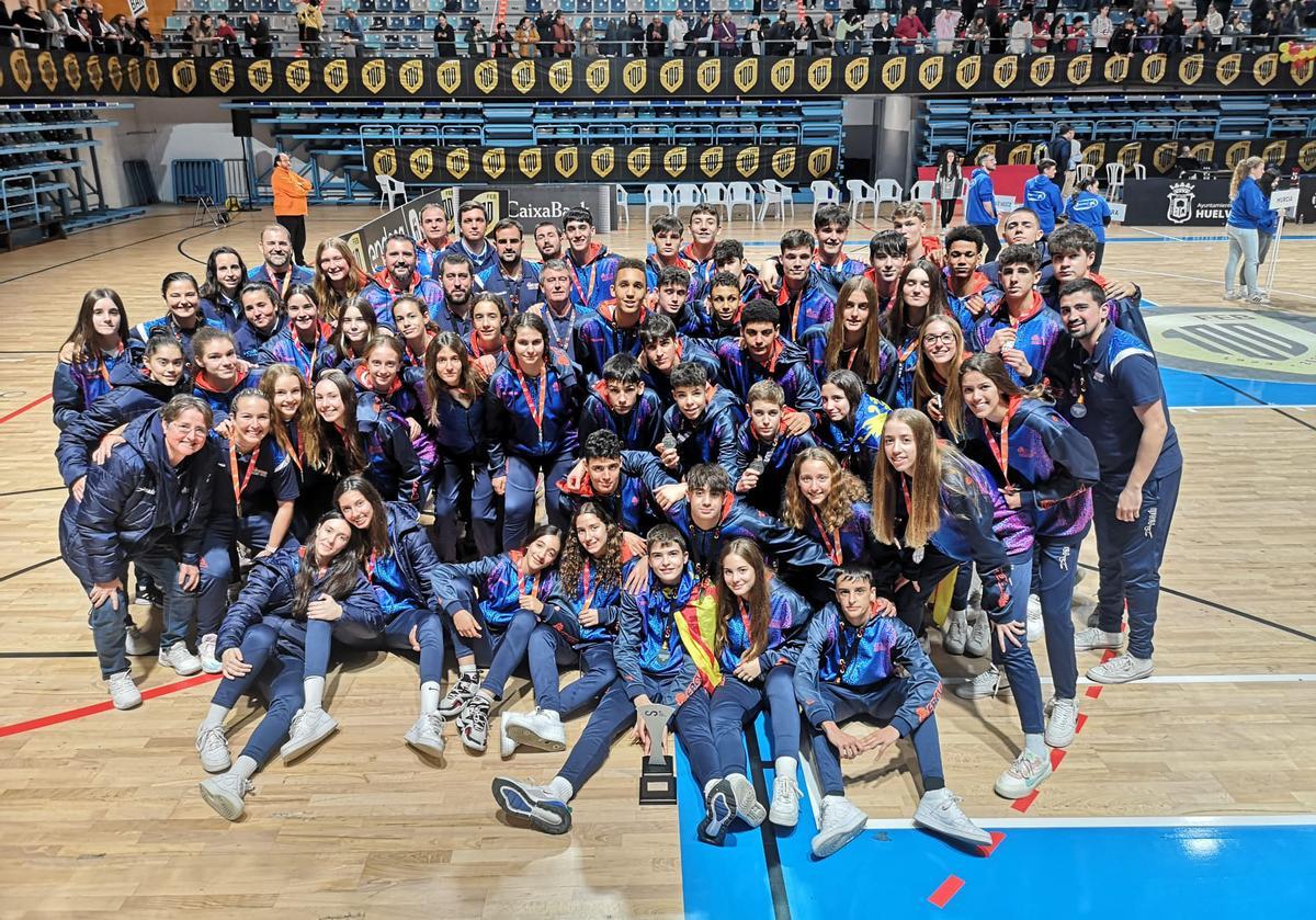 Fotos de grupo de las selecciones de la Comunitat Valenciana.