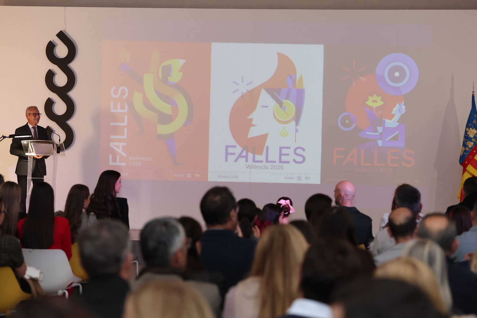 Presentación de la Imagen Gráfica de las Fallas 2026, en imágenes