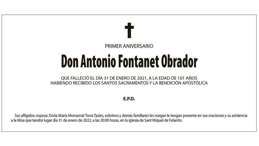 Don Antonio Fontanet Obrador