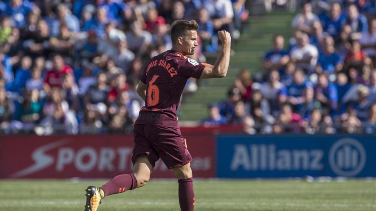 Denis Suárez espera celebrar muchos más goles en el Barça