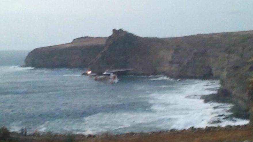 Buscan en Agaete a un bañista arrastrado por el mar