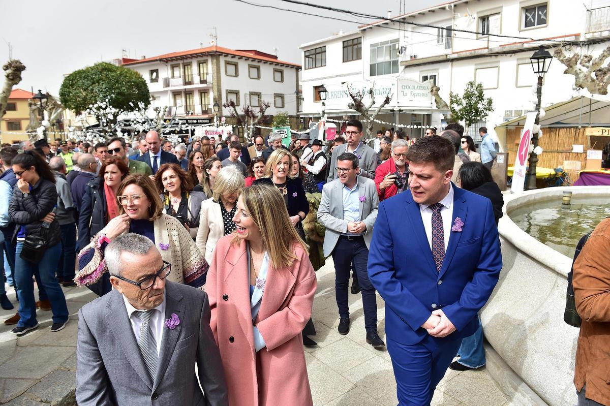 Así ha sido la inauguración de la fiesta del cerezo en flor en Piornal