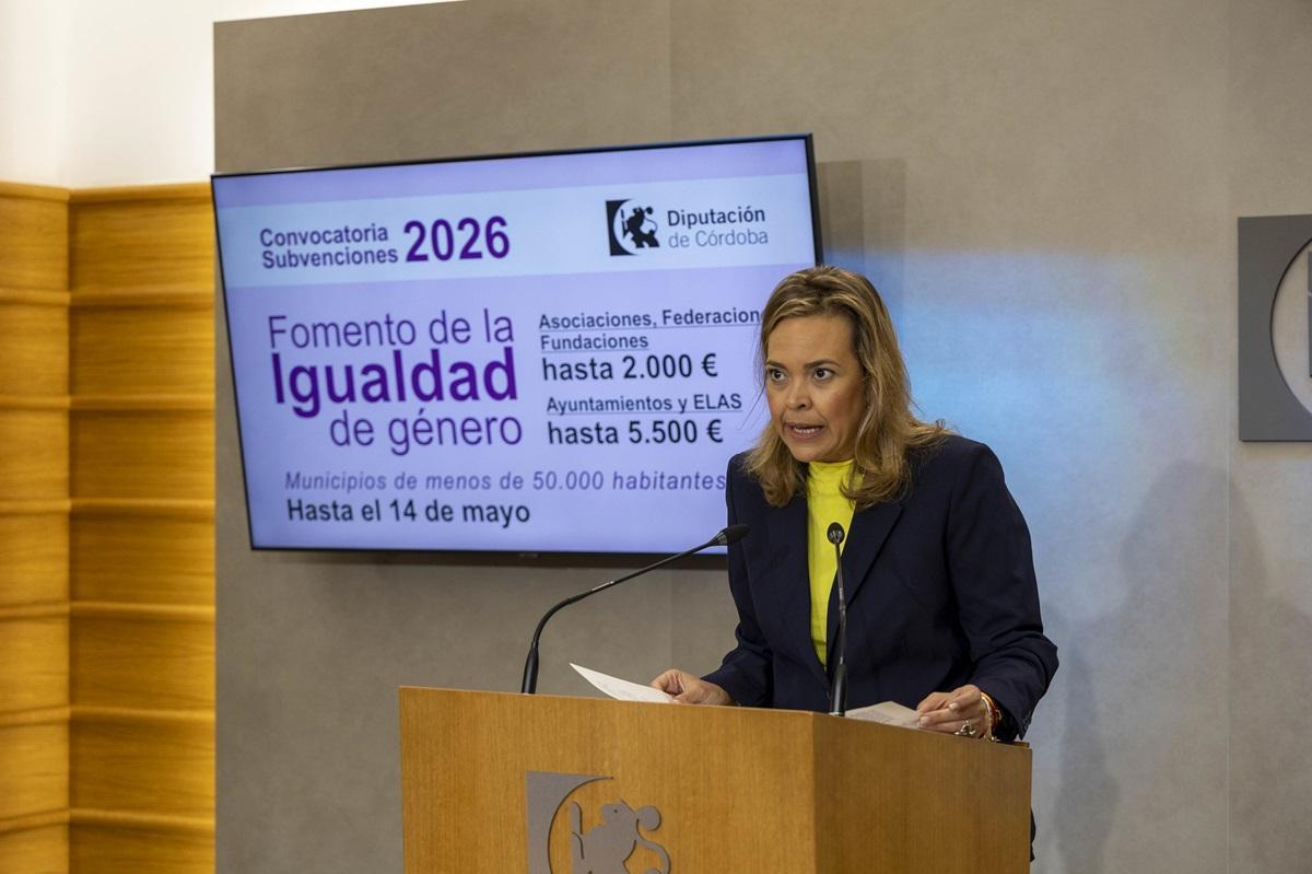 La delegada de Igualdad de la institución provincial, Auxiliadora Moreno.