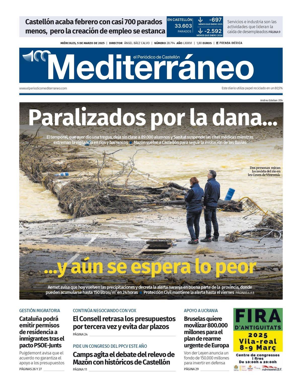 Portada del 5 de marzo del 2025