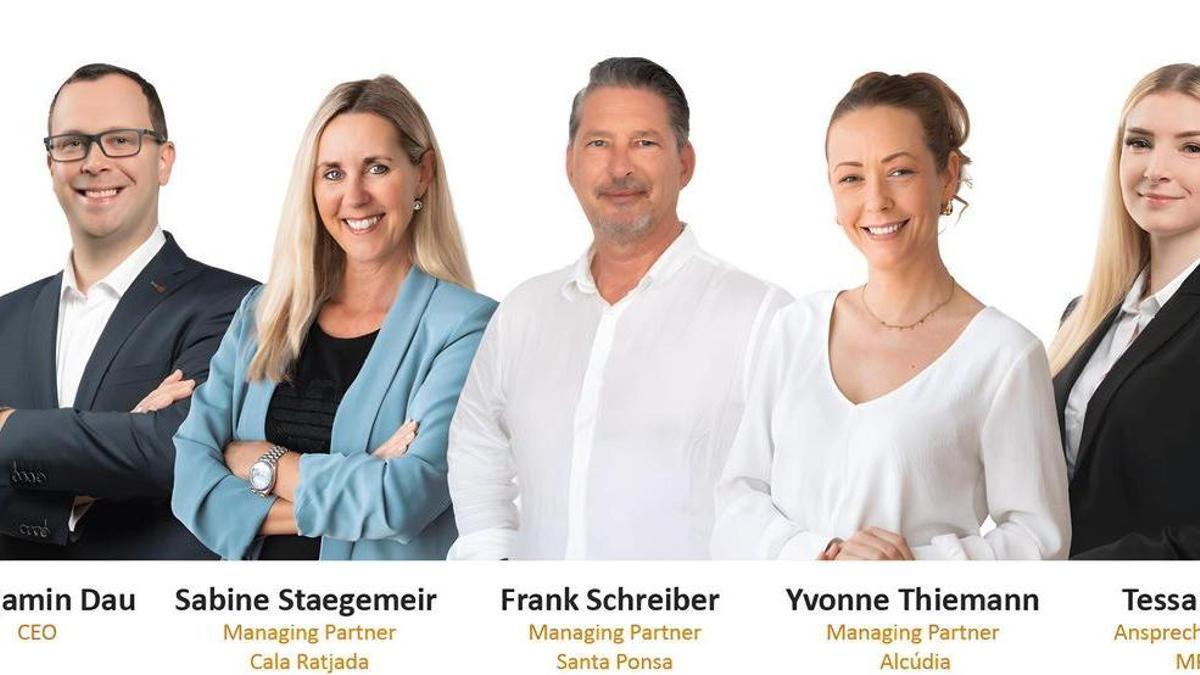 Das Team von Mayer & Dau Mallorca