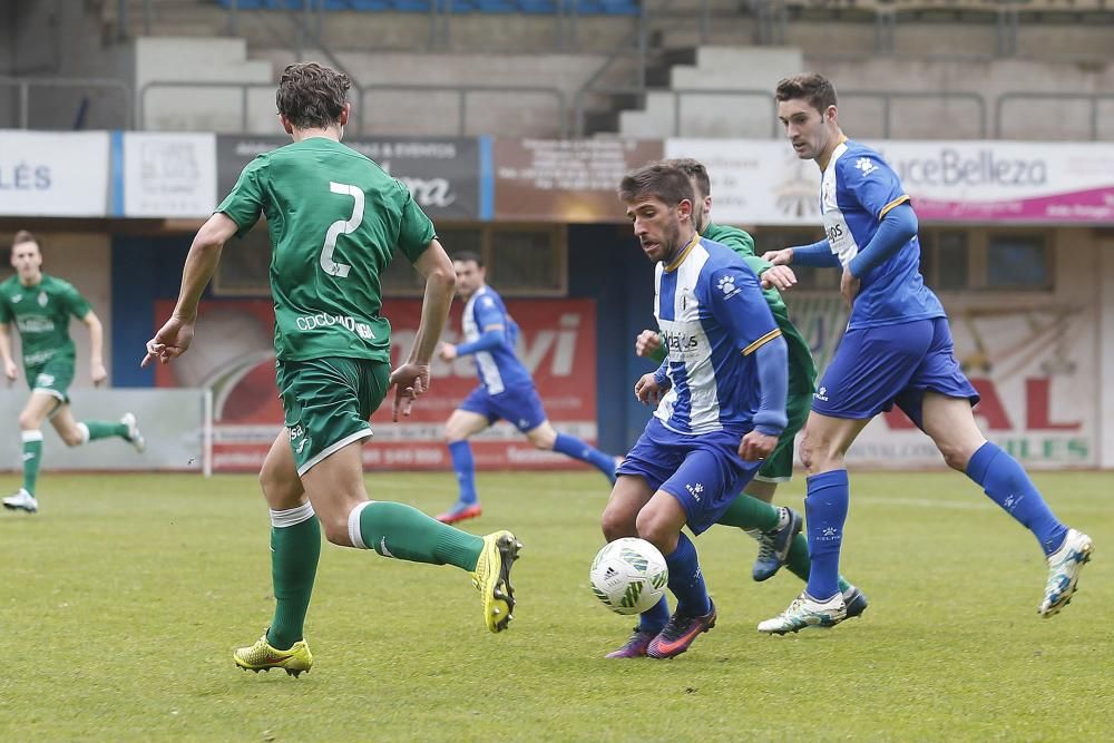 El partido entre el Real Avilés y el Covadonga, en imágenes