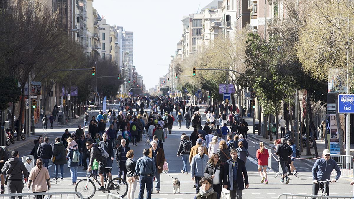 Iniciativa 'Obrim Carrers' en Barcelona