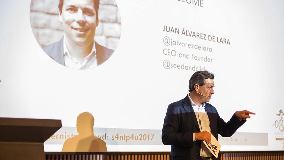 Juan Álvarez de Lara, CEO de Seed&amp;Click, en la pasada edición del 080 Investor Day