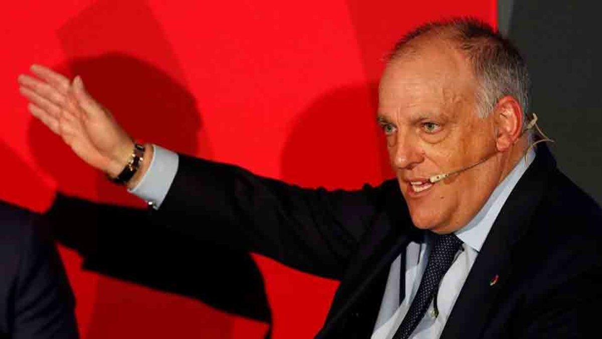 Tebas desmintió las declaraciones de Javier Aguirre sobre el inicio de LaLiga