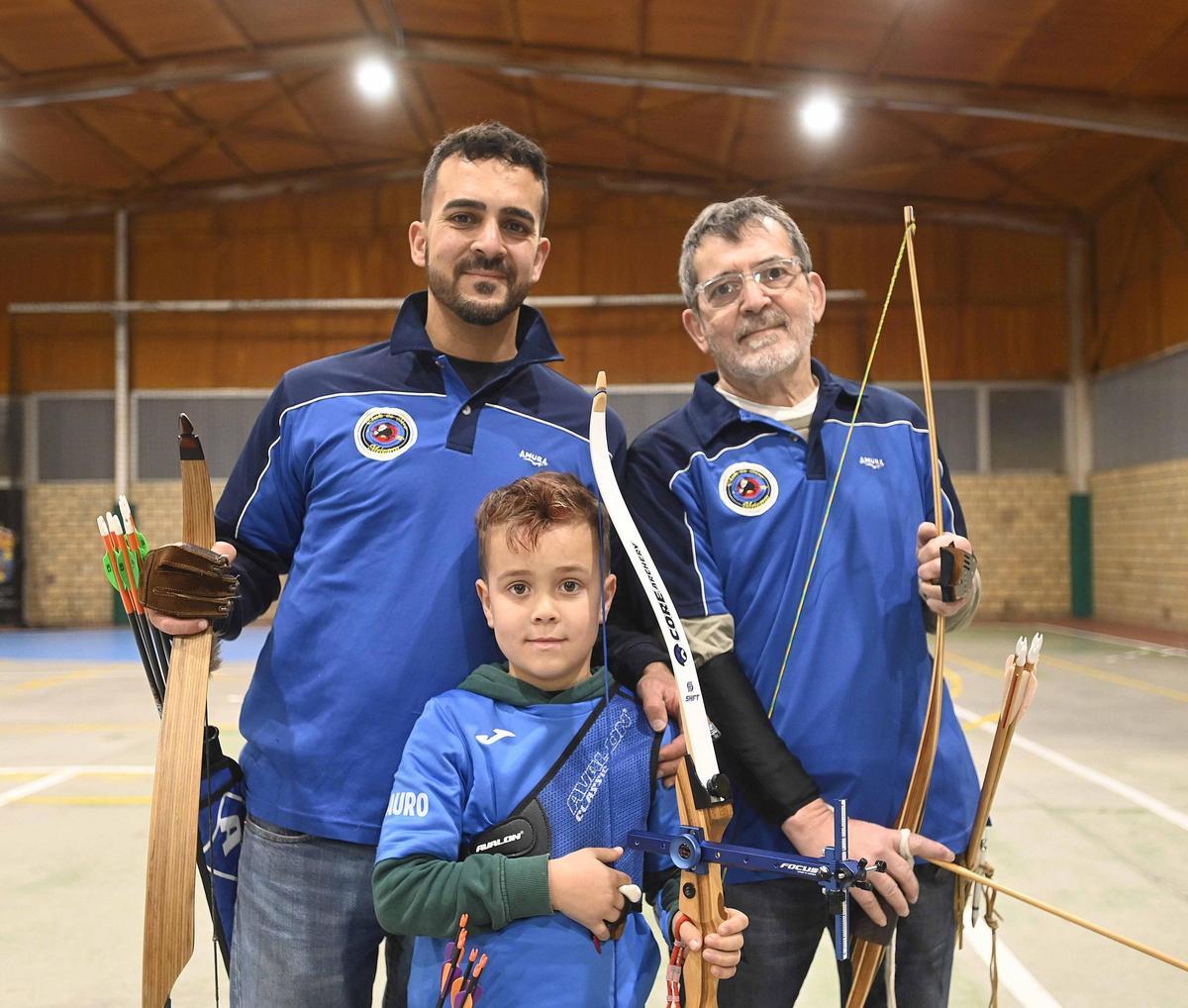 Teo, Mauro y Ramón.