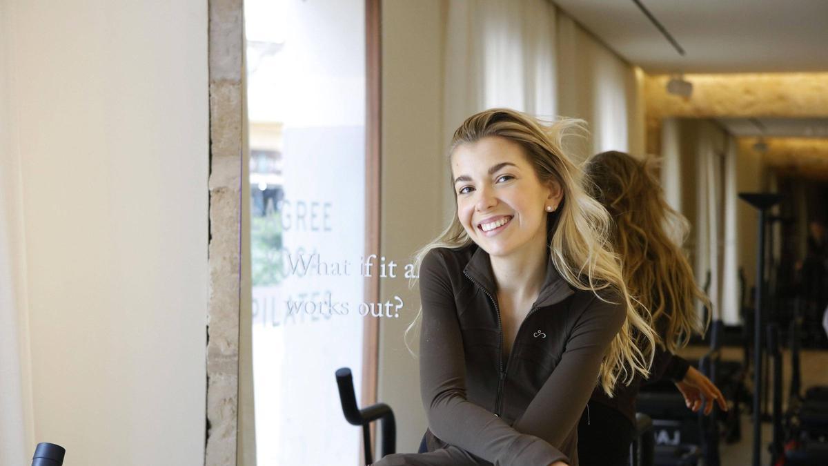 Soraya Scheuring al seu estudi de benestar So Mallorca.