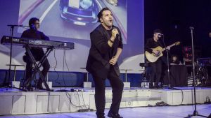 David Bustamante en la fiesta de inauguración de la nueva Sala Astoria