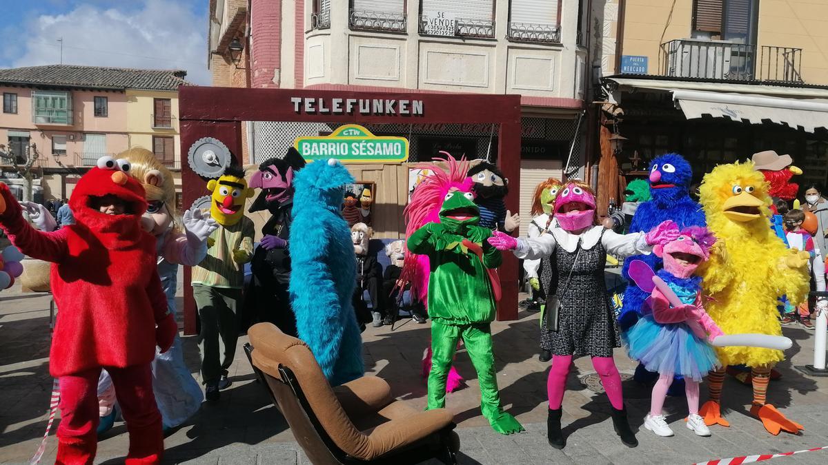 Los personajes de Barrio Sésamo se reencuentran en el carnaval de Toro