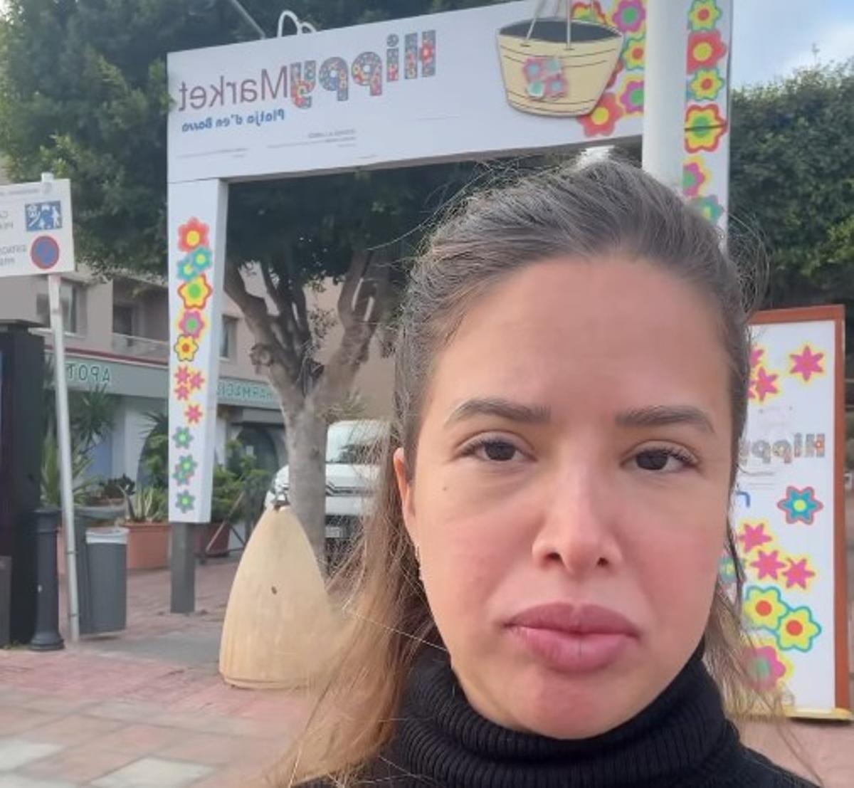 Captura del vídeo publicado en redes sociales por Barby Pinello