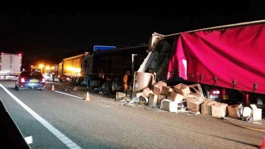 Accident de trànsit mortal a l’AP-7 al terme d’Agullana a principis de l’any passat. | ACN