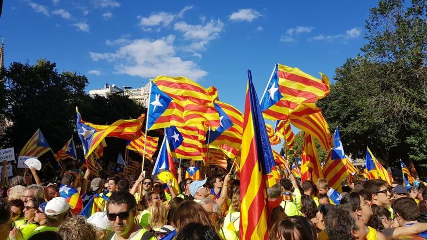 Empordanesos a les mobilitzacions de l&#039;Onze de Setembre.