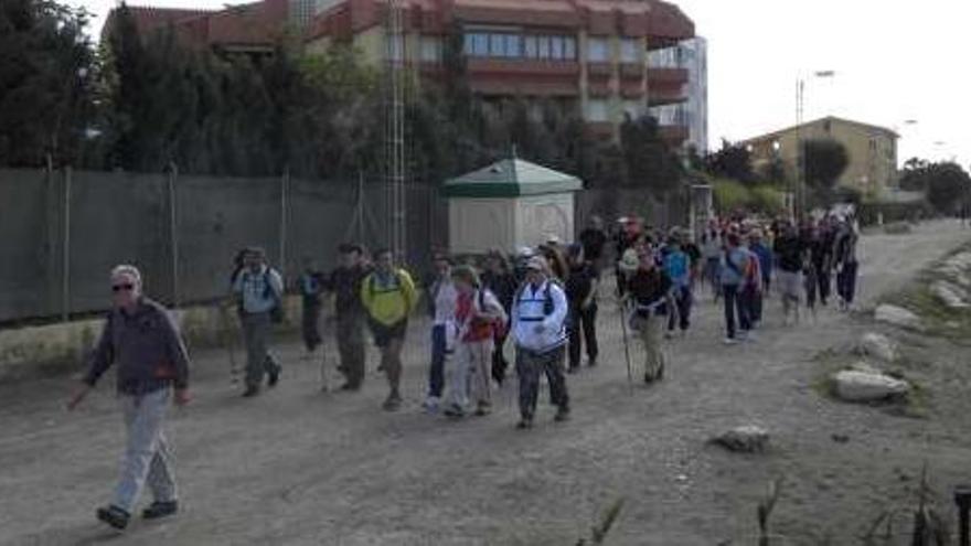 Aspecto del sendero marítimo existente en el entorno de Torre de Benagalbón.