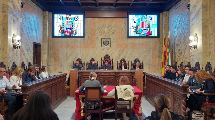 Un moment de la sessió del ple municipal d’aquest dijous a l’Ajuntament de Berga