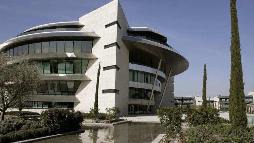 Edificio Pereda en la Ciudad Financiera del Banco Santander en Boadilla del Monte