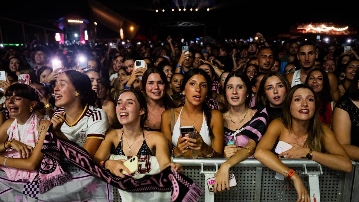 Público del Share Festival en el concierto de Dellafuente