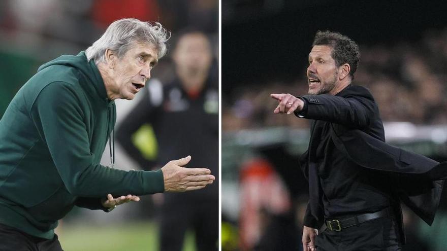 El Betis de Pellegrini busca revancha en el Metropolitano y Simeone espera con el colmillo afilado