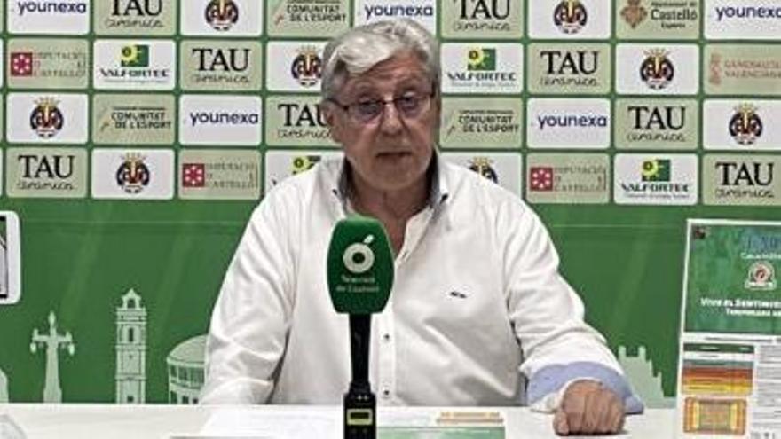 Luis García, presidente del Amics: &quot;Fusionar dos clubs no es cuestión de una semana, ni un mes o dos&quot;