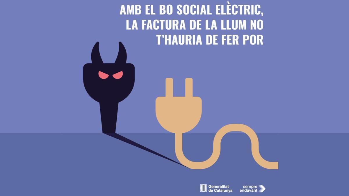Imatge de la campanya de la Generalitat del bo social elèctric
