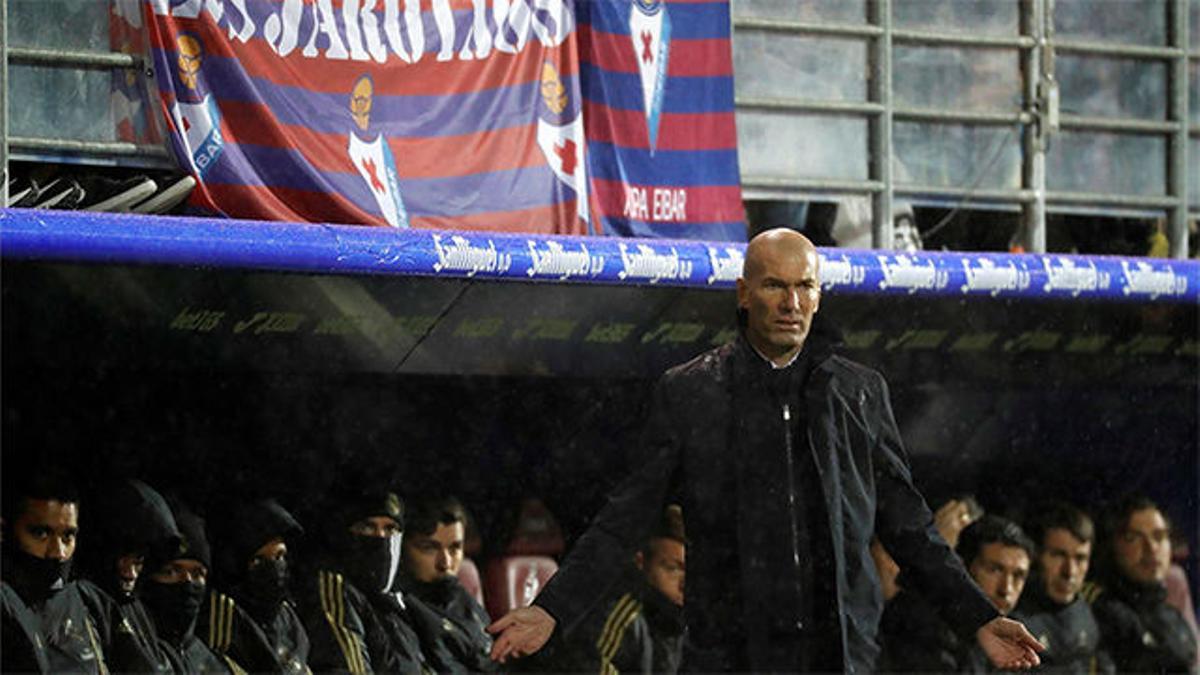 Zidane, tras la victoria ante el Eibar: "Quizá sean los mejores 45 minutos desde que volví"
