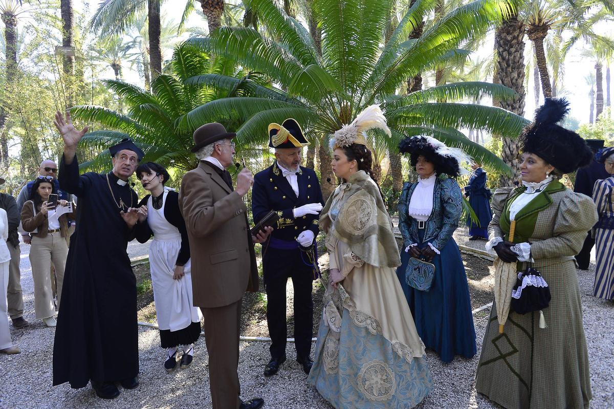 Recreación historica de la visita de la Emperatriz Sisi al Huerto del Cura