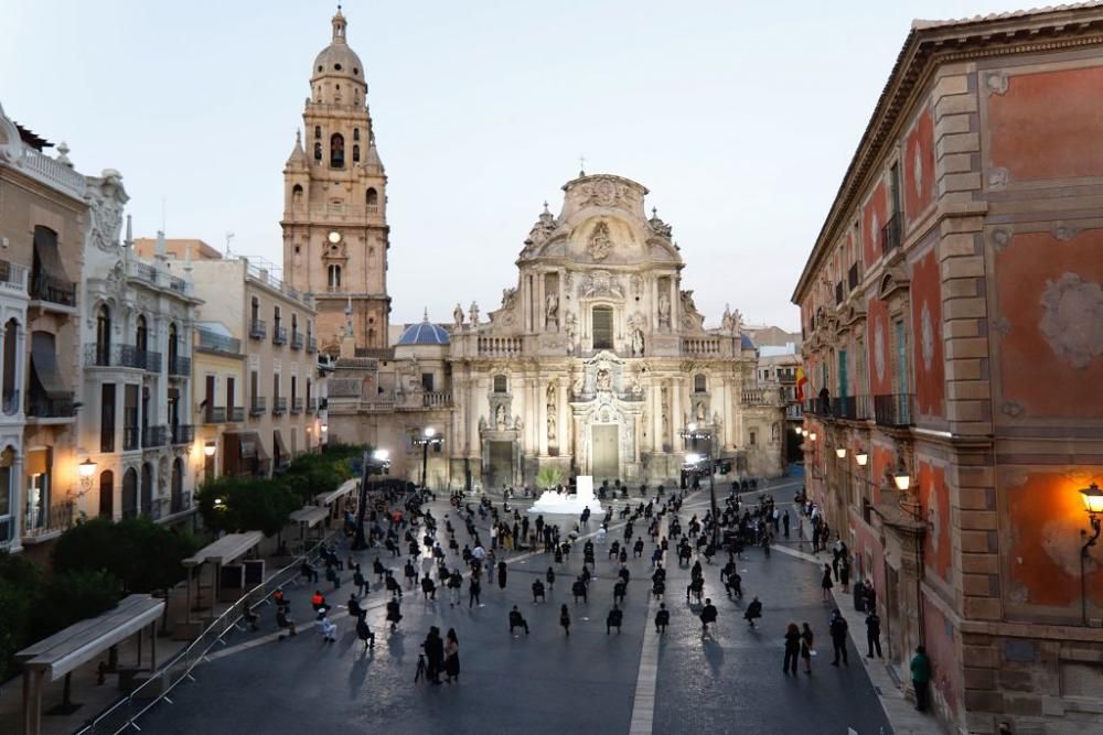 Acto en homenaje a las víctimas del coronavirus en la Región