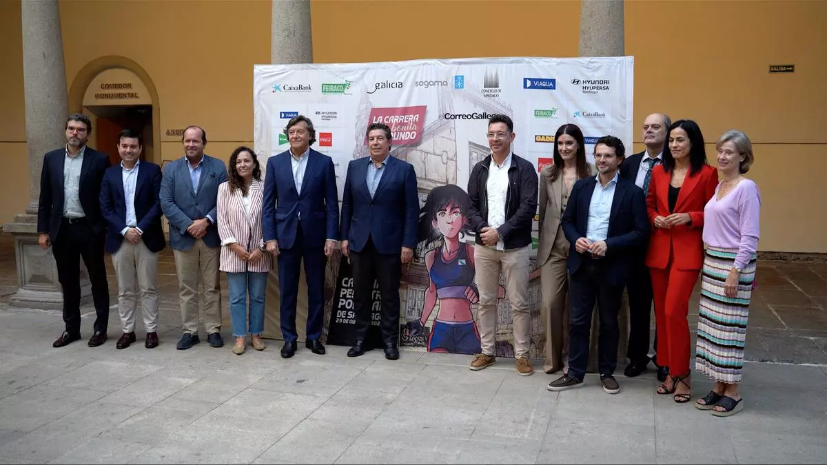 Acto de presentación de la Carreira Pedestre Popular de Santiago