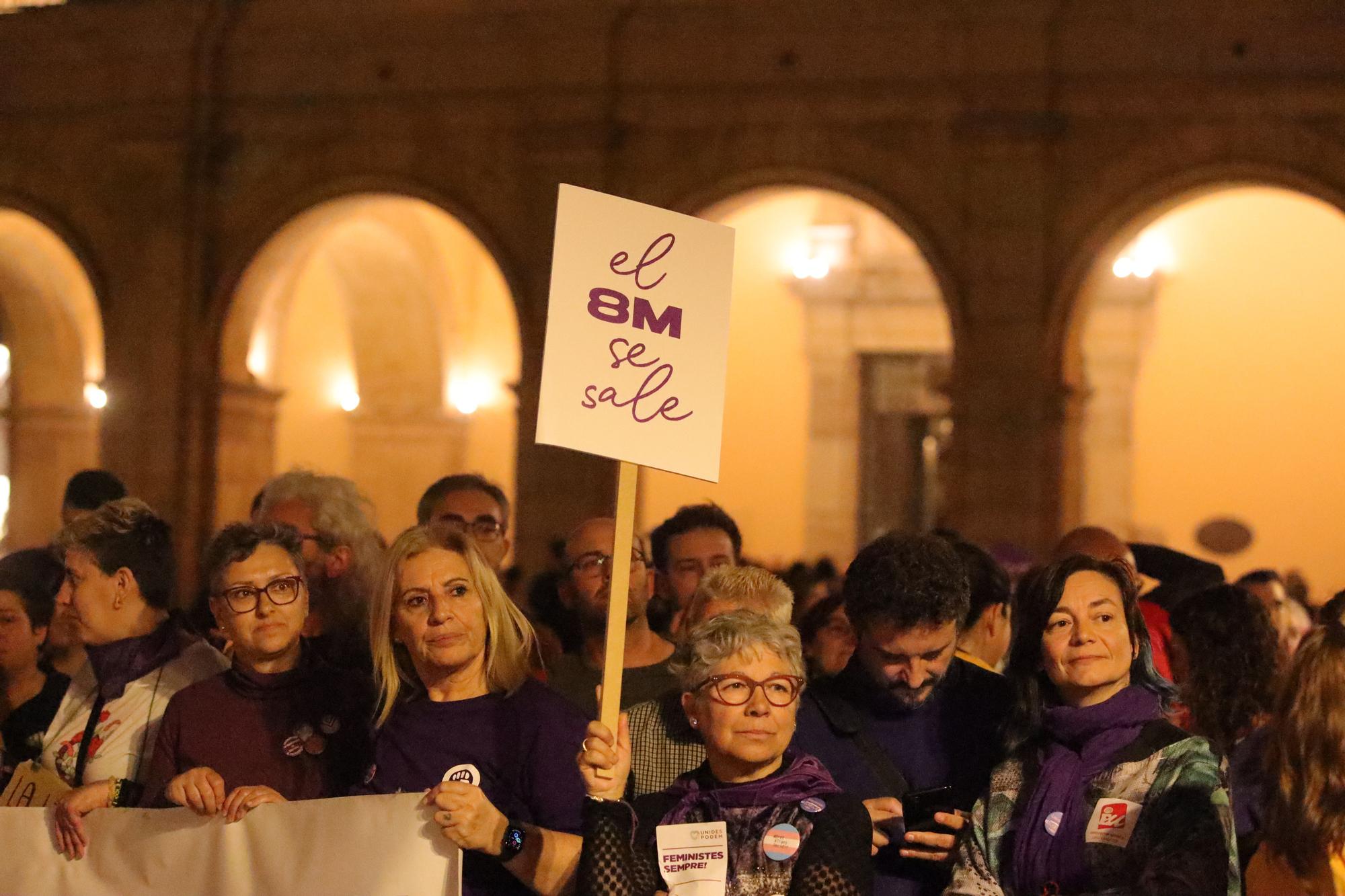 Las mejores imágenes de la manifestación del 8-M en Castellón