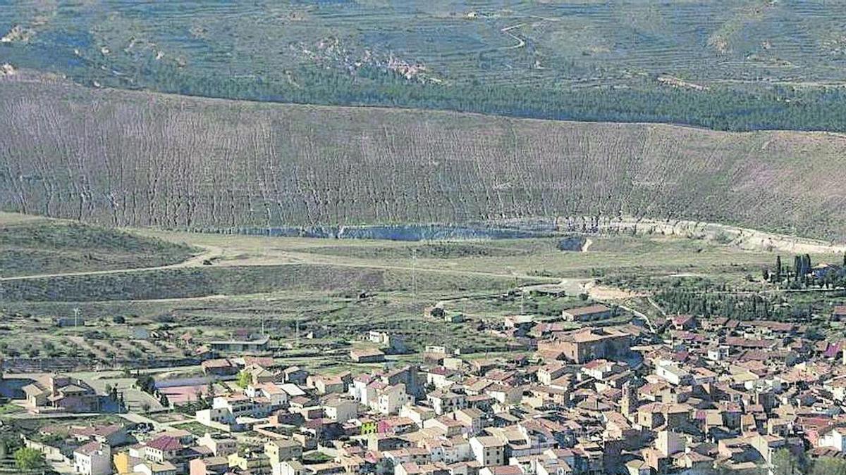 La mina Elena del grupo Pamesa, situada muy cerca de la localidad turolense de Estercuel.