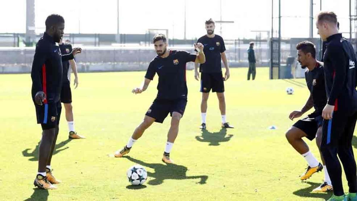 El Barcelona se entrenó en la Ciudad Deportiva