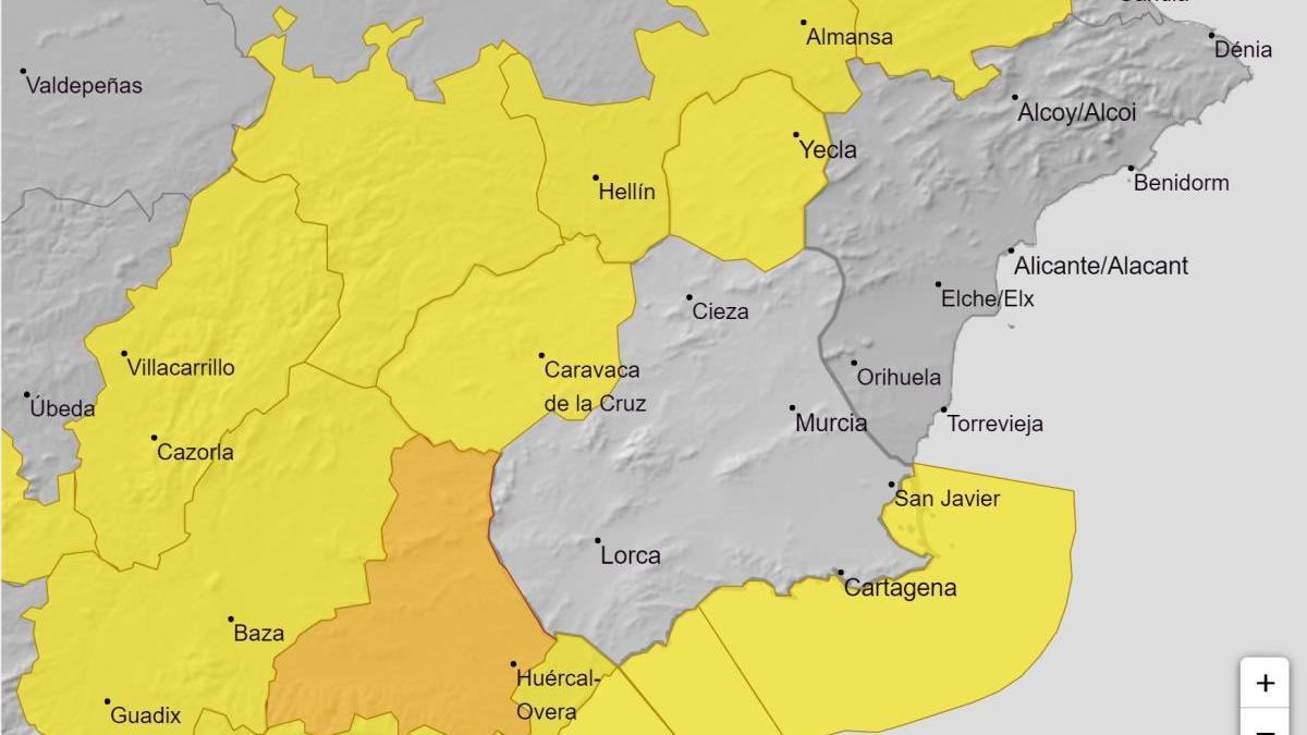 Aviso amarillo mañana por vientos de hasta 80 km/h