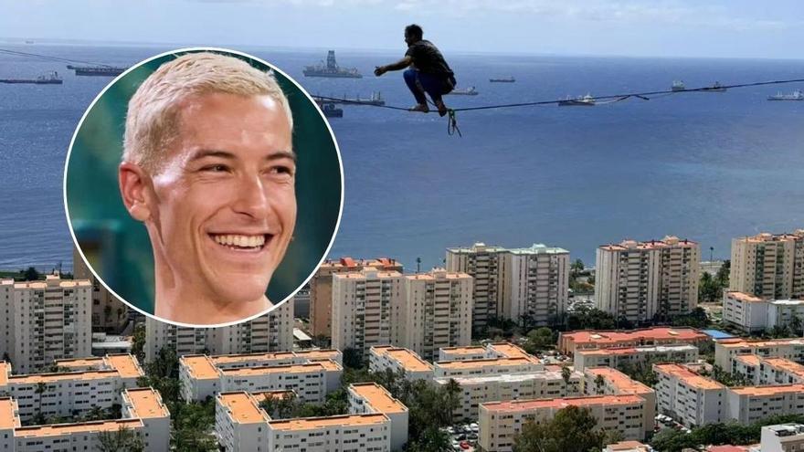 Taz Skylar, Sanji en ‘One Piece’, se rinde ante el funambulista canario David Palomo: “Quiero entrenar con él”