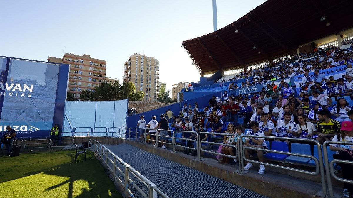 Primer partido en La Romareda en obras vs Elche en septiembre