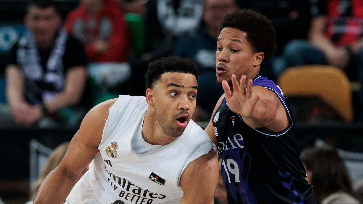 Trey Lyles, en un partido con el Real Madrid