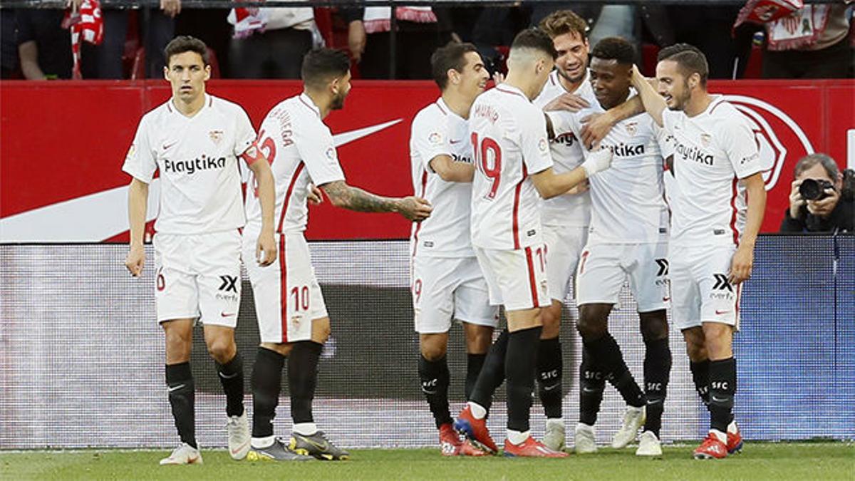 El Sevilla complica la salvación al Rayo con una manita