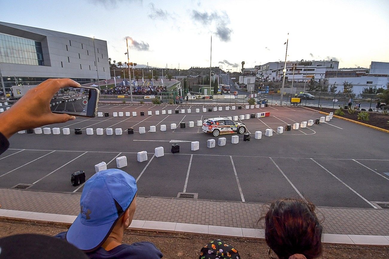Tramo espectáculo del Rally Islas Canarias