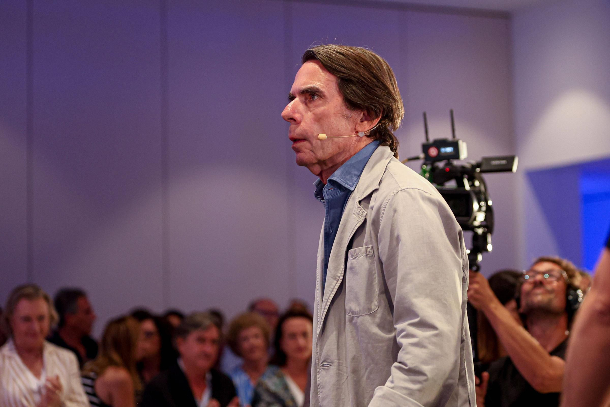 Aquí están las imágenes de José María Aznar en la Conferencia Política del PP de Ibiza