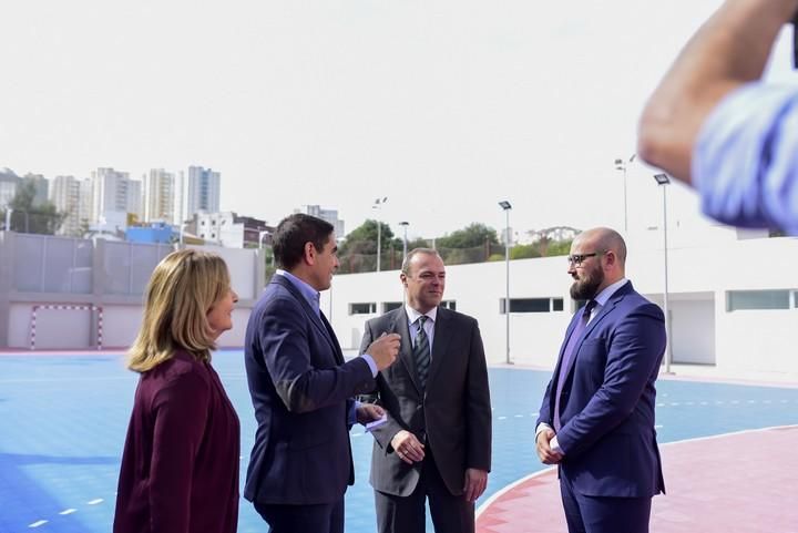 Inaguracion polideportivo cono sur en Pedro ...