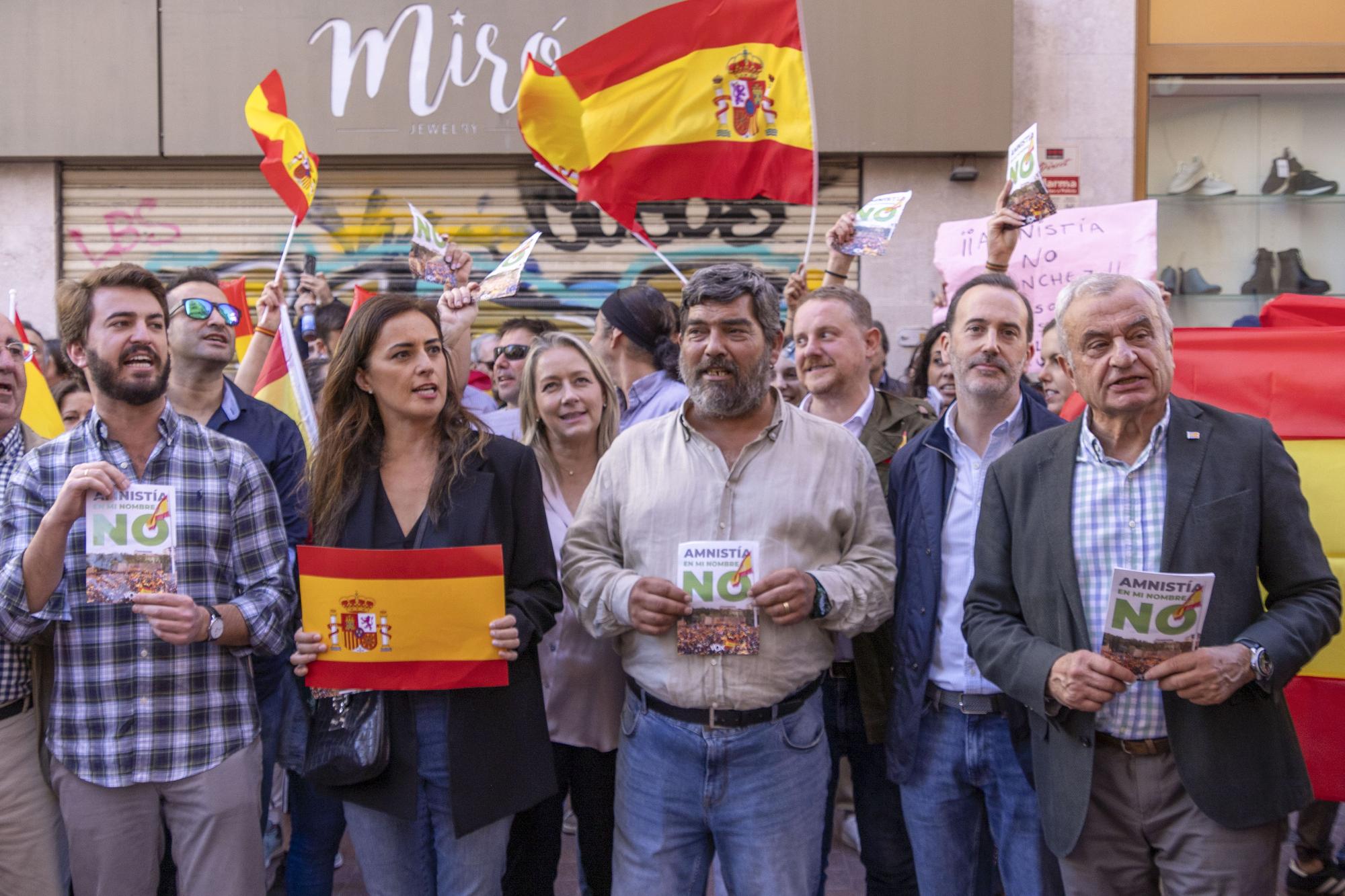 PROTESTA DEL PP Y VOX CONTRA LA AMNISTIA