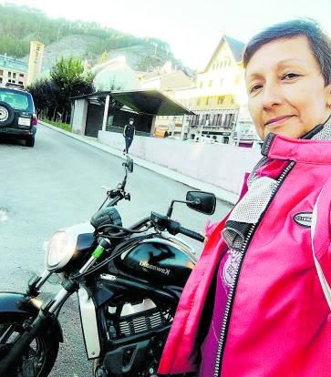 Marcela, de camí de la seua ruta.