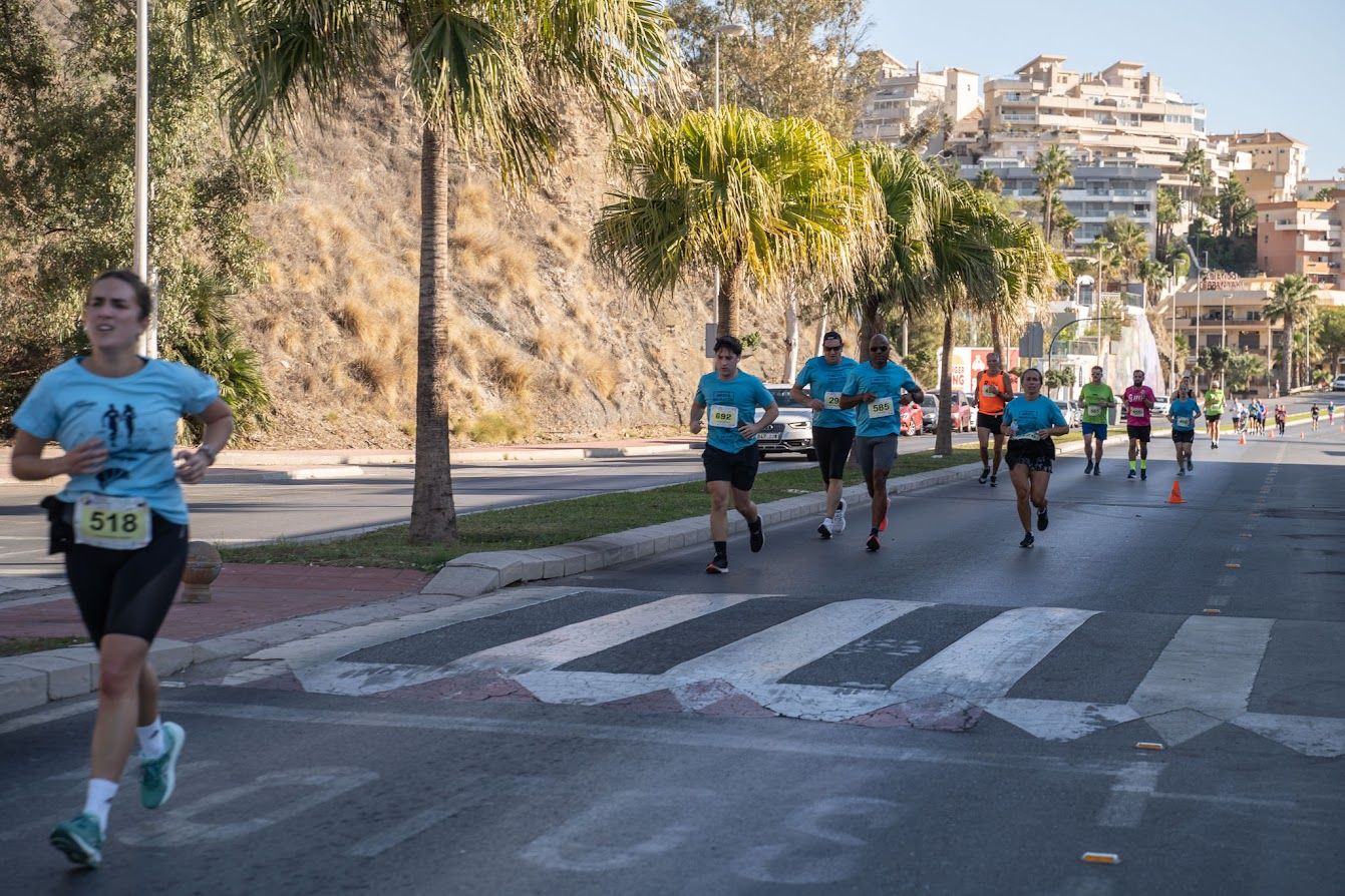 Una imagen de la VIII Carrera Litoral de Benalmádena.